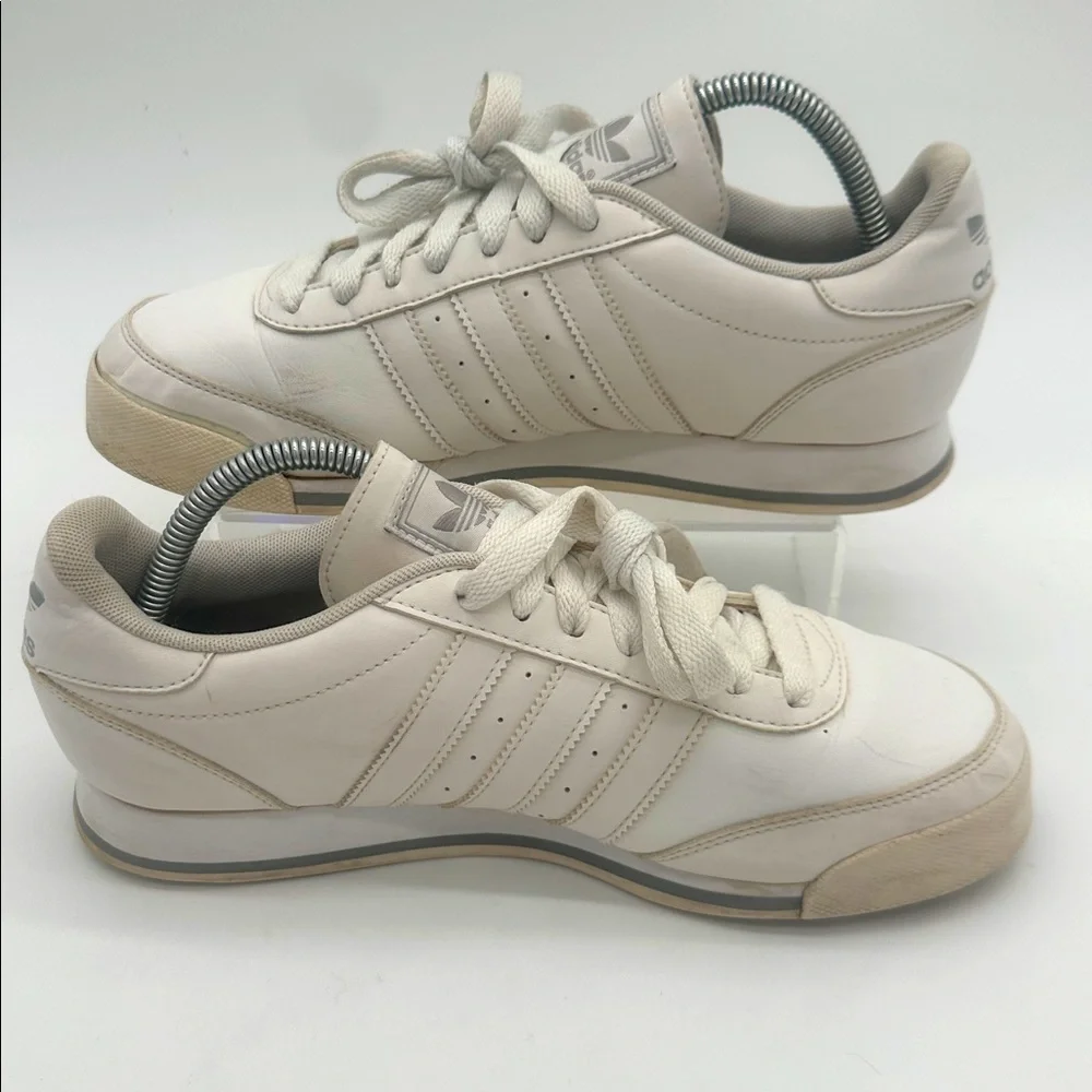 Adidas Orion Three Stripe White Lace Up Sneakers Men's Size 8